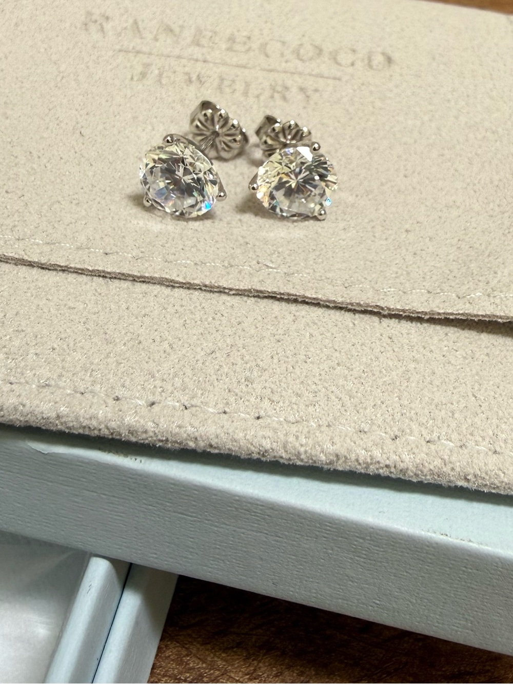 NEW Beautiful 3 Carat CZ Earrings